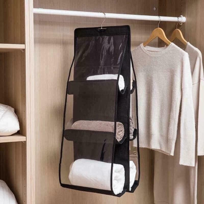 Dụng Cụ Treo Túi Giỏ Xách, Đựng Đồ Dùng 6 Ngăn 3 Tầng Cao Cấp Chắn Bụi Bẩn Tiện Dụng (Có Hàng Sẵn Giao Ngay)