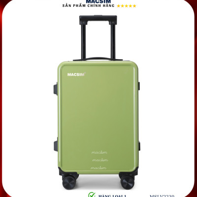 Vali cao cấp Macsim SMLV2230 cỡ 20 inch màu xanh (green)- Hàng loại 1