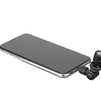Micro Thu Âm Saramonic Smartmic Di Mini Cho Điện Thoại, Máy Tính Bảng,Thiết bị Ios Chuẩn MFi Để Livestream / Phỏng Vấn / Podcast - Hàng Chính Hãng