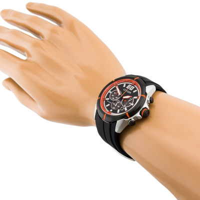Đồng Hồ Nam Citizen Dây Cao Su Máy Eco-Drive CA4105-02E - Mặt Đen