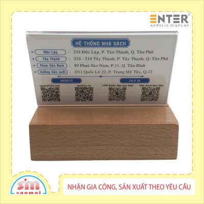 Đế gỗ Enter FG-12 90x40x25mm