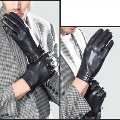 Găng tay nam da dê cao cấp - BHY8101 Bao tay nam lái xe, Găng tay mùa đông. Lót lông mềm mại, dễ chịu khi đeo.