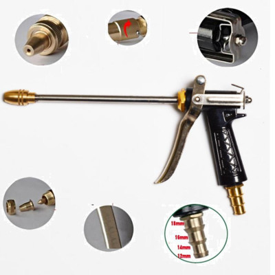 Bộ dây vòi xịt nước rửa xe, tưới cây . tăng áp 3 lần, loại 7m, 10m 206318 đầu đồng,cút,nối nhựa đen+ tặng mở chai