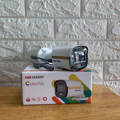 Camera HDTVI thân ColorVu HIKVISION DS-2CE10DF3T-F 2MP 1080P hàng chính hãng Nhà An Toàn PP