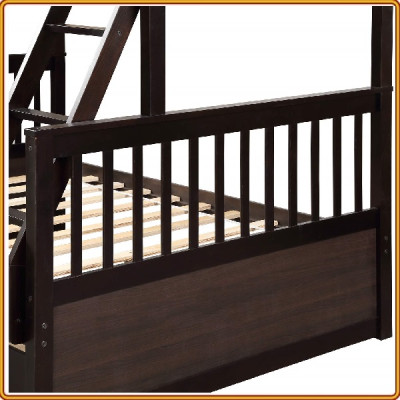 Giường 2 Tầng Gỗ Juno Sofa, 2 Hộc Tủ - 1m/1m4 