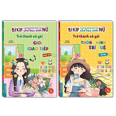 Sách - Bí Kíp Trưởng Thành Hoàn Mỹ Cho Học Sinh Nữ - Khéo Léo + Tự Tin - Combo 2 Cuốn - Minh Thắng