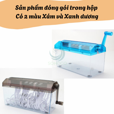 Máy huỷ tài liệu - Máy cắt giấy Shredder A4, A6, USB cắt tự động phù hợp cho văn phòng gia đình Phù hợp cho văn phòng, trường học hoặc gia đình sử dụng.