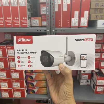 Camera wifi ngoài trời Dahua DH-IPC-HFW1230DS-SAW 2MP 1080P, tích hợp mic, hồng ngoại 30m - Hàng Chính Hãng