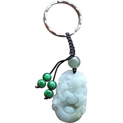 Móc Khóa 12 Con Giáp Đá Cẩm Thạch Tuổi Ngọ Ngọc Quý Gemstones MK20