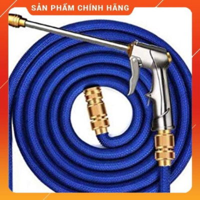 Vòi Xịt Rửa Xe️ Bộ dây và vòi xịt tăng áp lực nước rửa xe tưới cây loại 7.5m (dãn nở 22m) 206733