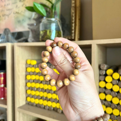 Vòng đeo tay Bách Xanh - size 10li - Đánh bóng tự nhiên - mùi thơm mãi mãi