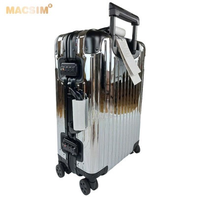 [XẢ KHO LỖI NHẸ – GIẢM 50%] Vali kéo du lịch cao cấp chất liệu hợp kim nhôm nguyên khối MS1305 Macsim cao cấp màu đen cỡ 20inches