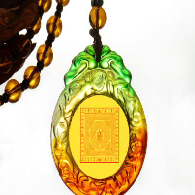 Dây chuyền khắc kinh phật