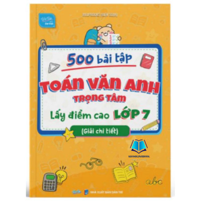 Sách - Combo/Lẻ Sổ Mindmap 5 môn Toán Văn Anh Lí Hóa lớp 7 + 500 Bài tập Toán Văn Anh lớp 7