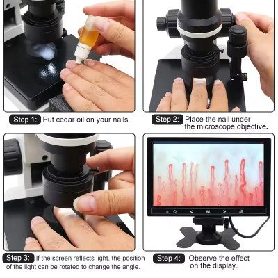 Kính hiển vi phân tích, soi mạch máu cao cấp Terino TX-10 (10X-800X) - Hàng chính hãng