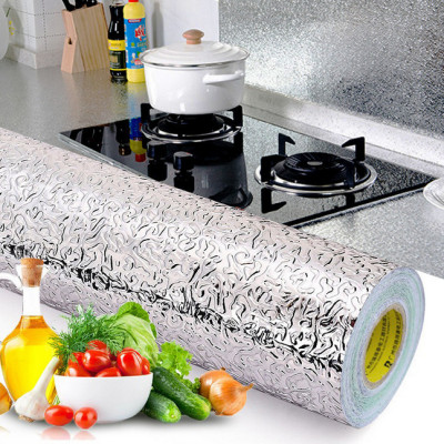 Cuộn 3 Mét Decal Giấy Dán Bếp Tráng Nhôm Cách Nhiệt  (3 Mét Dài x 0.6 Mét Rộng)