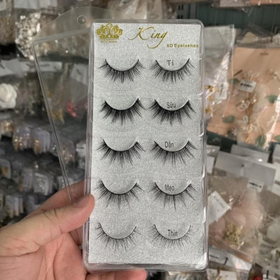 Mi Giả 6D King cho tuần năng động hộp 5 cặp Giangpkc HCM