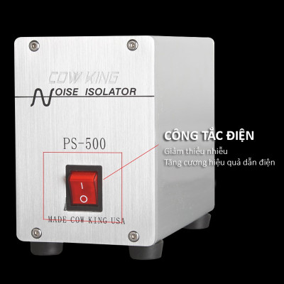 Bộ Lọc Nguồn Điện Biến Áp Cách Ly Audio 220V/100V PS500 Cao Cấp - Hàng Nhập Khẩu