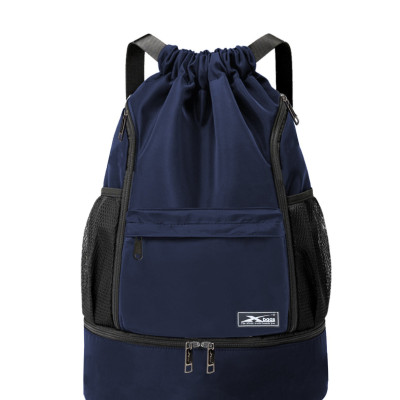 Balo dây rút thể thao xanh đen Xbags Wisdom Xb 6005, Chất liệu chống thấm nước hiệu quả, Chống tia UV