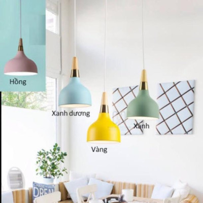 Đèn thả bàn ăn đa màu sắc, đèn trang trí,bảo hành 2 năm DT