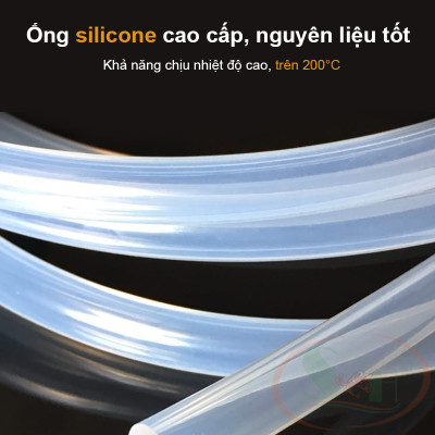 Dây oxy co2 dẻo PVC 4, 8 mm dẫn nước dây chống gập ống bể thủy sinh cá tép cảnh