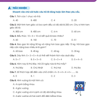 Phiếu Bài Tập Cuối Tuần Toán 3