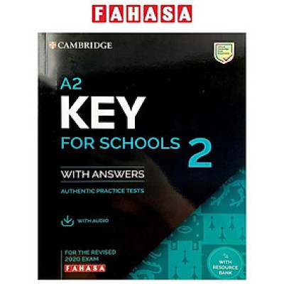 A2 Key For Schools 2 For The Revised 2020 Exam SB With Answers With Audio With Resource Bank