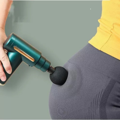 Máy massage cầm tay cổ vai gáy 4 đầu 6 chế độ, Máy đấm lưng rung mát xa giúp giãn cơ bắp đùi chân toàn thân