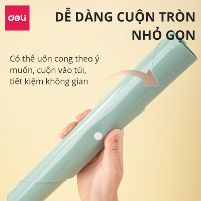 Túi file đựng tài liệu A4 Deli nhiều màu, clear bag bìa đựng tài liệu lưu trữ hồ sơ giấy tờ