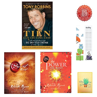 combo The Power - Sức Mạnh + Bí mật - The secret +Tiền làm chủ cuộc chơi 7 bước đơn giản để đạt được tự do tài chính