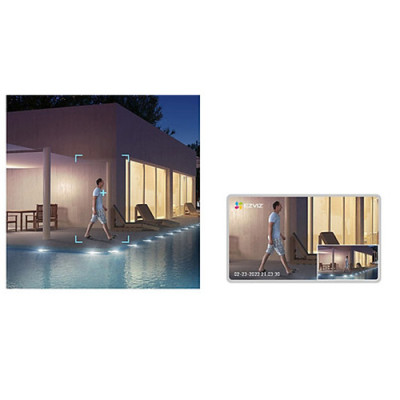 Camera IP WiFi Ngoài Trời EZVIZ H8 3K 5MP - Hàng Chính Hãng