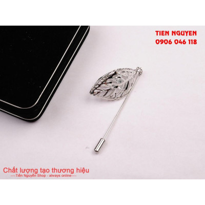Ghim cài áo lapel pin - Phụ kiện cài áo đinh đá vương miện tặng kèm hộp