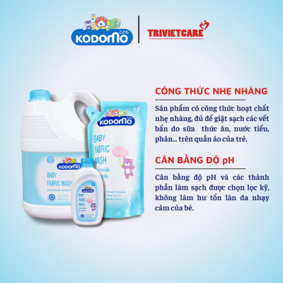 Dung dịch giặt xả trẻ em Kodomo Newborn