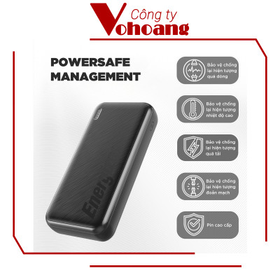 [Mỹ] Sạc dự phòng Energizer UE20055PQ Dung lượng 20000mAh sạc nhanh PD 20W với 9 chứng nhận an toàn - Hàng chính hãng