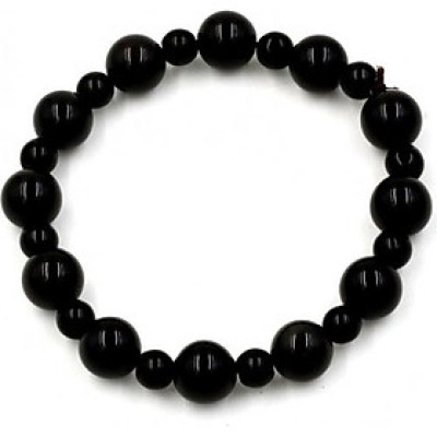 Vòng tay chuỗi hạt thạch anh đen 10 ly MSA103