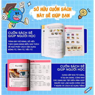 Sách - Giáo Trình Tiếng Hàn Tổng Hợp Trung Cấp 3 - Bản Màu - MCBooks