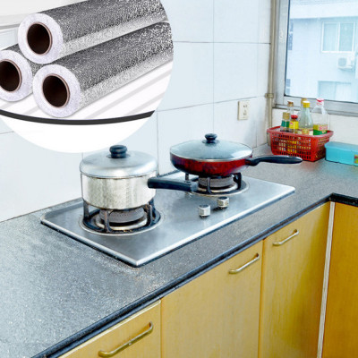 Cuộn 3 Mét Decal Giấy Dán Bếp Tráng Nhôm Cách Nhiệt  (3 Mét Dài x 0.6 Mét Rộng)