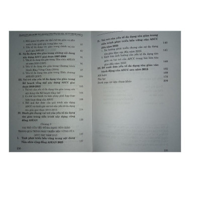 Sách - Đa Dạng Tôn Giáo Với Tiến Trình Xây Dựng Cộng Đồng Văn Hóa - Xã Hội Asean (ASCC) - NXB Chính Trị Quốc Gia