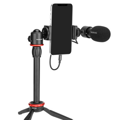 Bộ Thiết Bị Thu Âm Saramonic MTV - Hỗ Trợ Quay Video Ổn Định Trên Điện Thoại - Hàng Chính Hãng