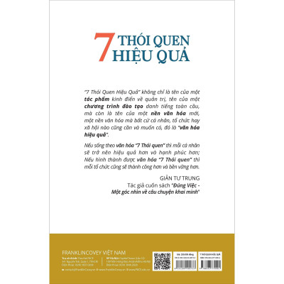 Sách - 7 Thói Quen Hiệu Quả - Stephen Covey