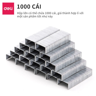 Ghim #10 Deli,1000 Cái/Hộp, 5 Hộp E0010N