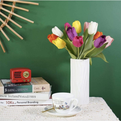 Hoa tulip giả - hoa tulip đủ màu - dài 30cm - Cây giả, hoa lụa Decor trang trí nhà cửa