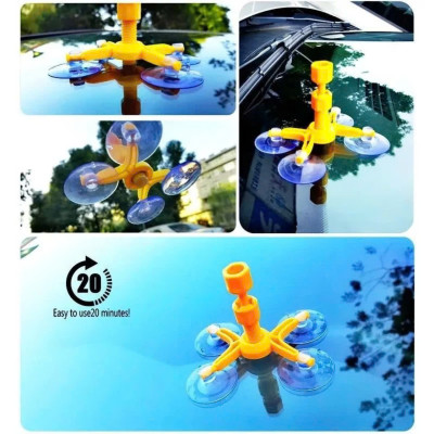 Keo Dán Kính xóa vết Nứt kính Chắn Gió Xe Hơi đủ phụ kiện