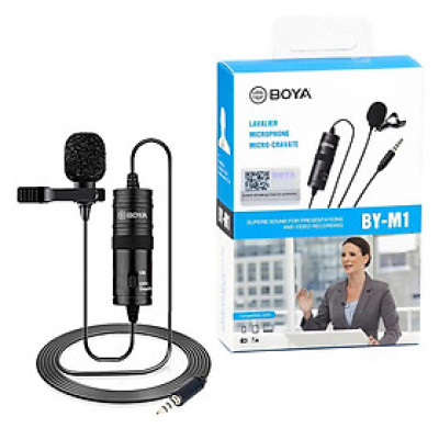 Boya By-M1 mic thu âm cao cấp cho điện thoại, camera, máy tính 