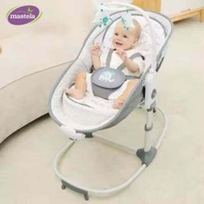 Nôi rung đa năng - bập bênh - nôi xách tay - giường ngủ chung - Mastela 6 trong 1 (từ sơ sinh đến 36 tháng)  8037 - 8039
