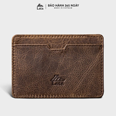 Ví Lata ( Thời trang nam đựng namecard nhỏ gọn - Ví da LVN76 )