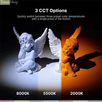 Ulanzi LM07 - Đèn Pin Chụp Ảnh Di Động Dành Cho Máy Ảnh Và Máy Quay, Chế Độ Zoom Sáng, Nhiệt Độ Màu 2000K-8000K - Hàng chính hãng