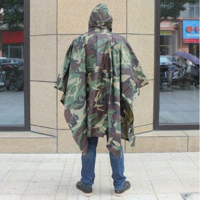 Áo mưa choàng_cánh dơi _dã ngoại_sinh tồn