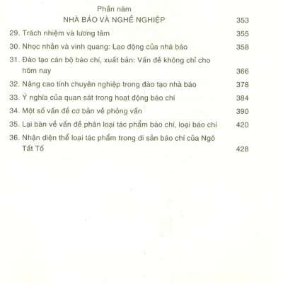 Báo Chí, Truyền Thông Hiện Đại - Thực Tiễn, Vấn Đề, Nhận Định (Xuất bản lần thứ hai)