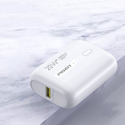 Pin sạc dự phòng Pisen (TS-D304 ) Quick Mini QP20 10000mAh , công suất 20w, nhỏ gọn, Hàng chính hãng bảo hành 2 năm